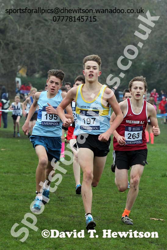 Boys under-15s European Cross Country Trials, Sefton Park, Liverpool. Photo: David T. Hewitson/Sports for All Pics